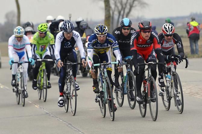 The leading group in Gent-Wevelgem