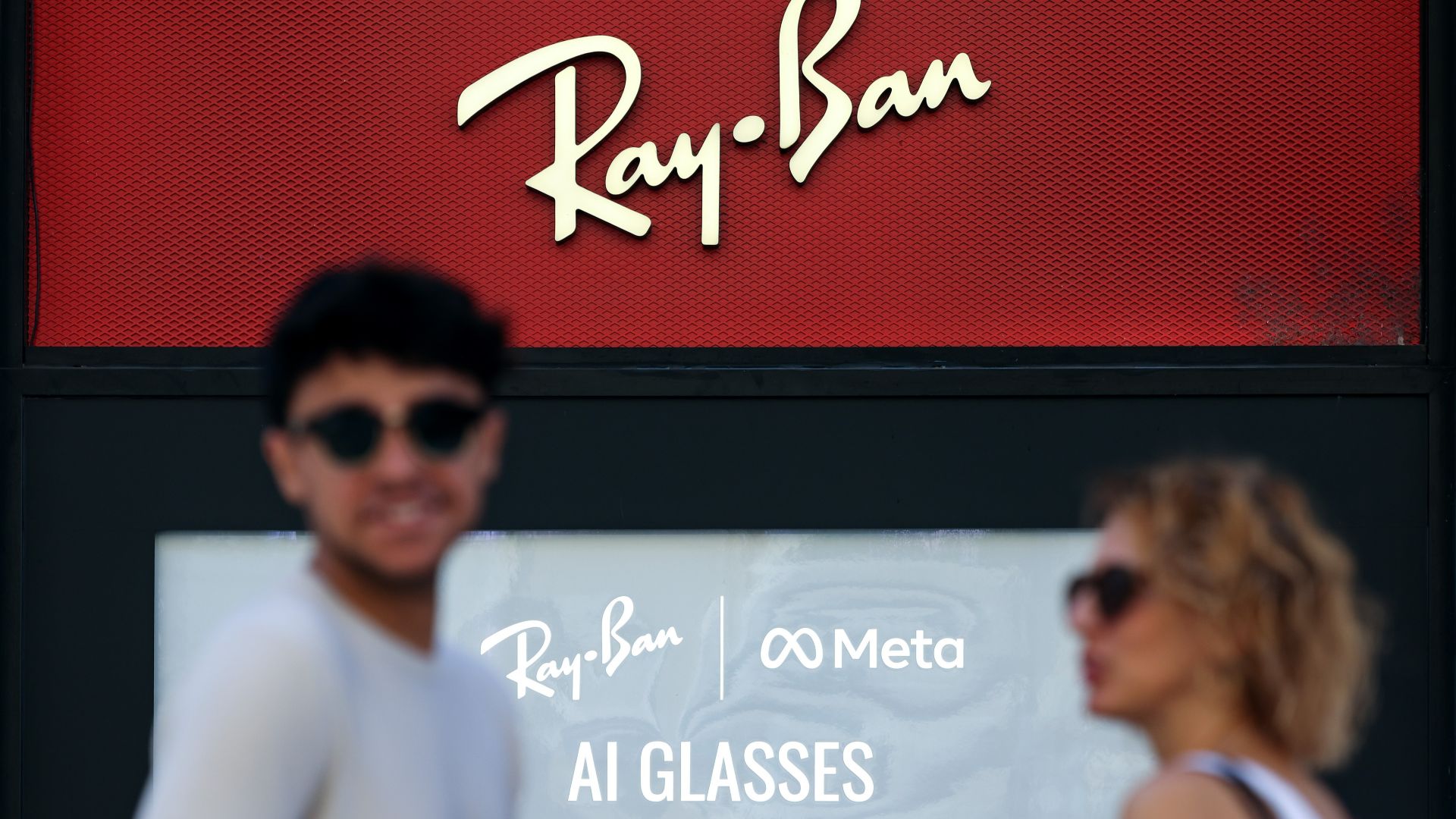 A Ray-Ban eyewear store in Rome, Italy, on Friday, July 11, 2025