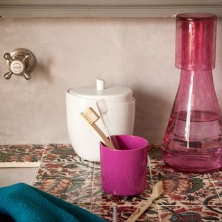 bathroom with tiles