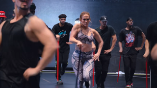 Jennifer Lopez in a screenshot from the trailer of Halftime.