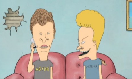 beavis et butthead headbang gif