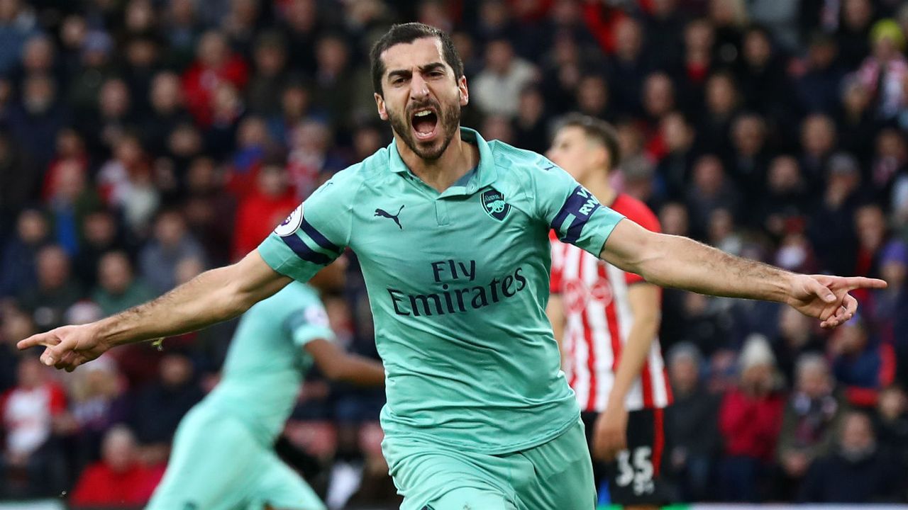 Arsenal’s Henrikh Mkhitaryan won’t travel to Baku for the Uefa Europa League final