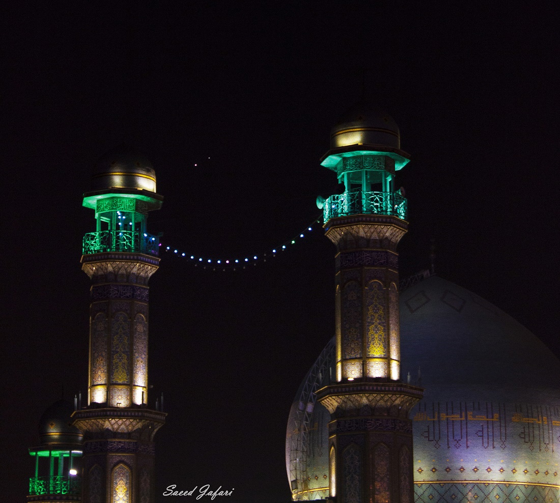 Venus and Jupiter Encounter at Rasulullah Mosque 