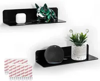 Oaprire Black Floating Shelves Set of 2, with command strips | $21.99 at Amazon