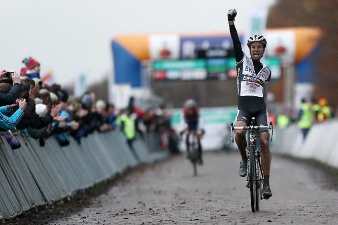 Niels Albert (BKCP-Powerplus Cycling Team) celebrates