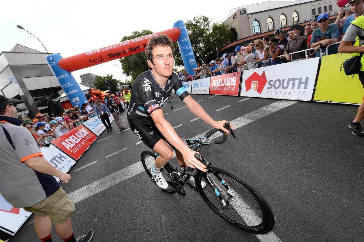 Geraint Thomas at sign on