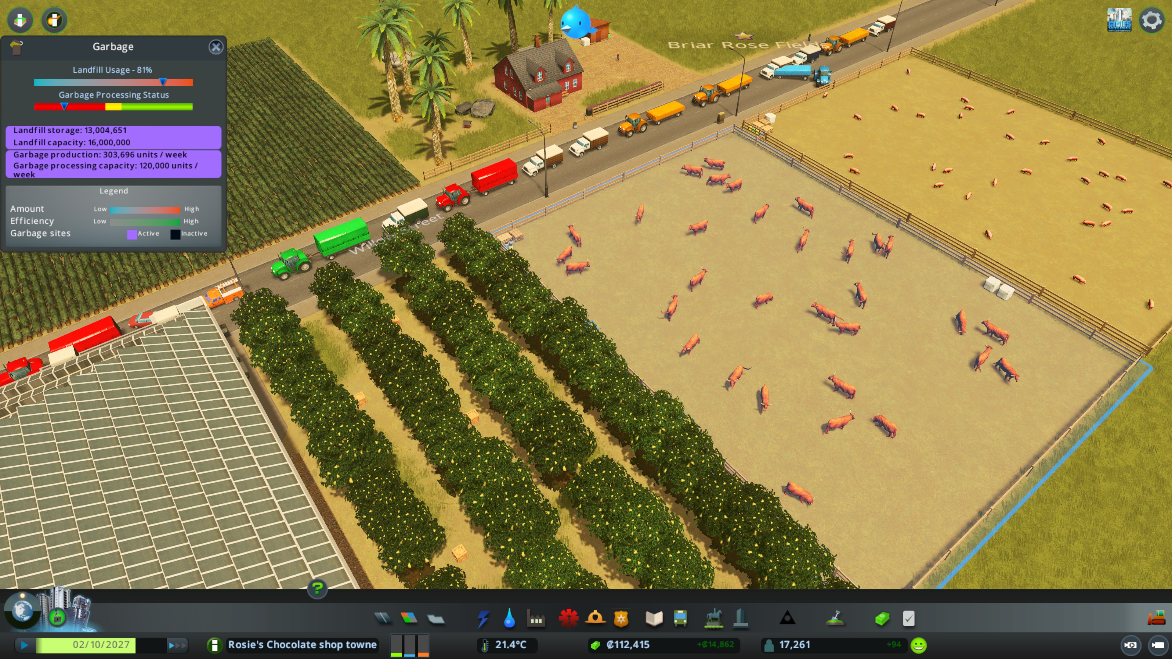 rural farms in cities skylines
