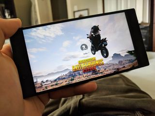 PUBG Mobile playing on a Razer Phone 2
