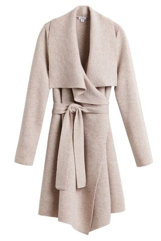 Cuyana Wool Cashmere Short Wrap Coat