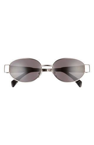 Triomphe 54mm Oval Sunglasses