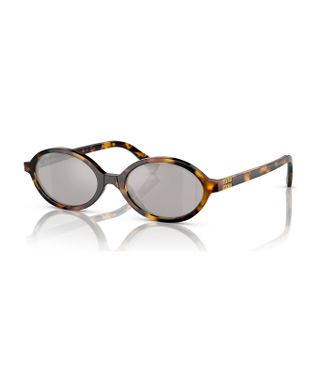 Best Price on the Market at Italist | Miu Miu Eyewear Mu 04zs Honey Havana Sunglasses