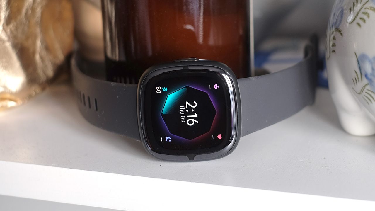 Fitbit Sense 2 being tested by Live Science contributor Andrew Williams