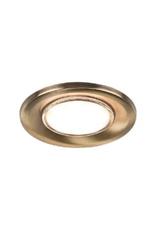 ValueLights 10 x MiniSun Fire Rated Downlights in Antique Brass