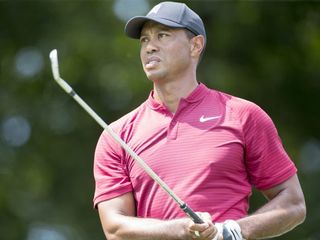 Tiger Woods struggled with the putter