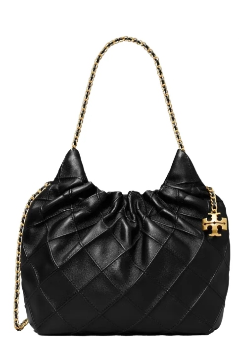Mini Fleming Quilted Leather Hobo Bag
