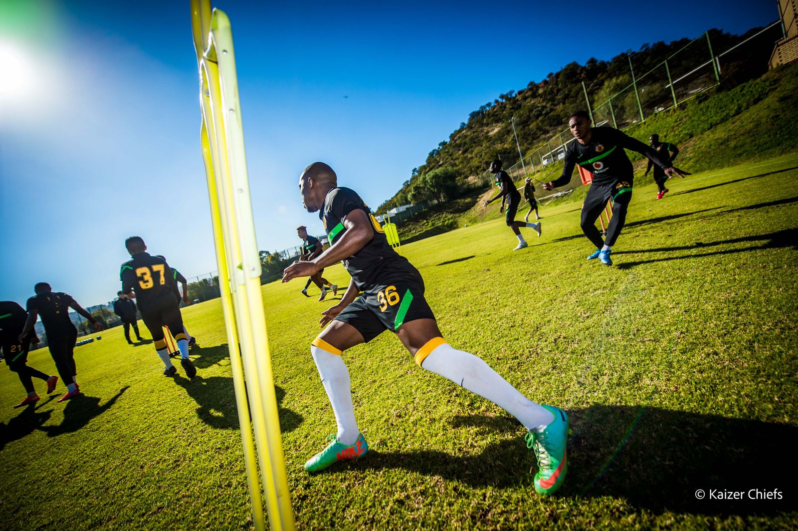Kaizer Chiefs training session