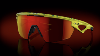 The Oakley Sphaera on a red and black background