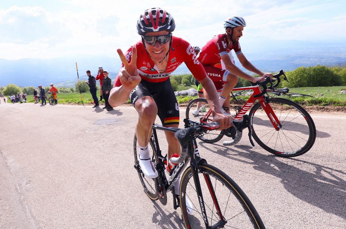 Adam Hansen (Lotto Soudal) having fun
