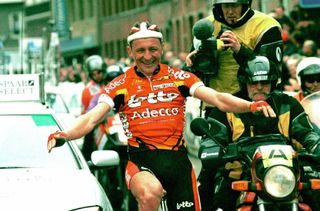 Andrei Tchmil at E3-Prijs Harelbeke, which he won twice while racing with Lotto from 1994 to 2002