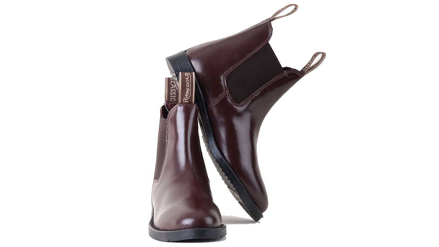 Rhinegold Adults Classic Leather Jodhpur Boots