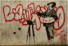 Marie Claire news: Banksy wall