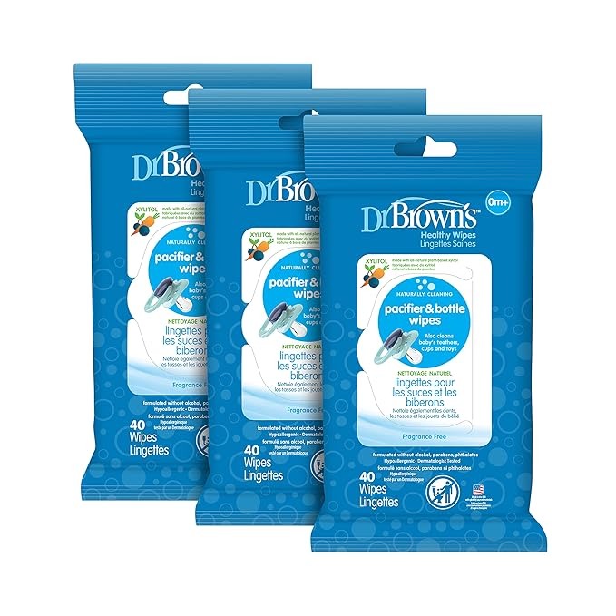 Dr. Brown's, \Bottle and Pacifier Healthy Wipes