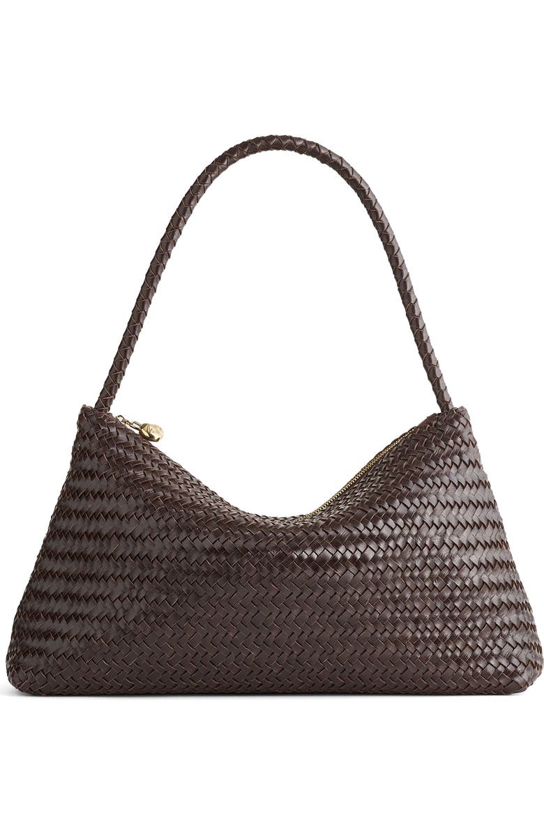 The Signature Woven Collection Leather Shoulder Bag