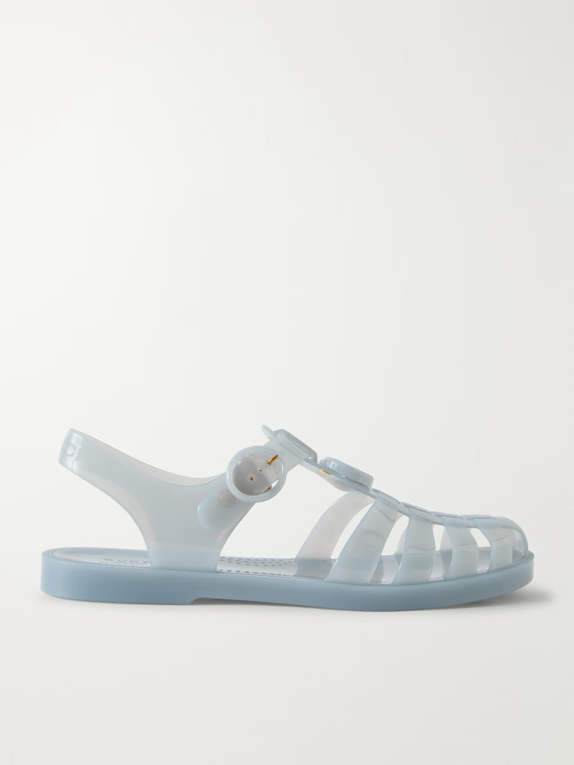 Gucci, Fisherman embellished rubber sandals