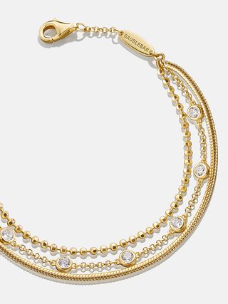 Gelang Skye 18 Karat Gold geschichtet - Gelang Skye 18 Karat Gold geschichtet