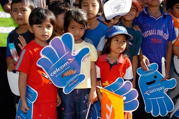The children of Langkawi love the race