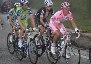 Alexandre Vinokourov and Ivan Basso, Giro d'Italia 2010, stage eight