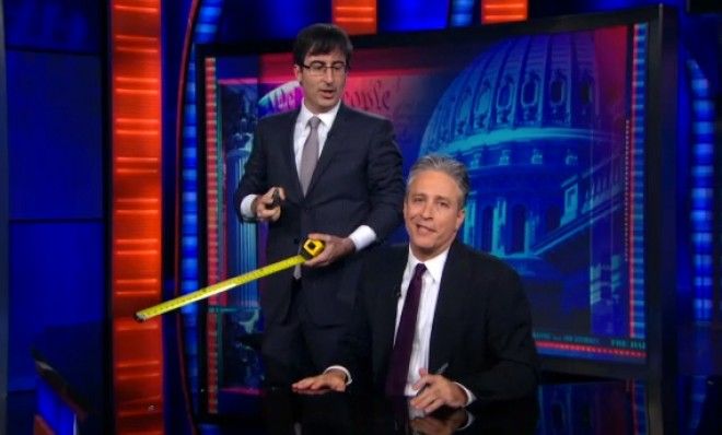 Jon Stewart and John Oliver