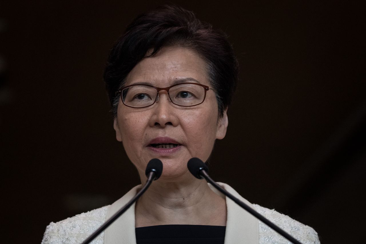 Hong Kong Chief Executive Carrie Lam