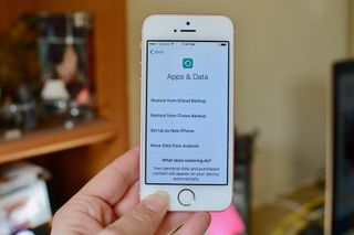 Restore from Backup on iPhone
