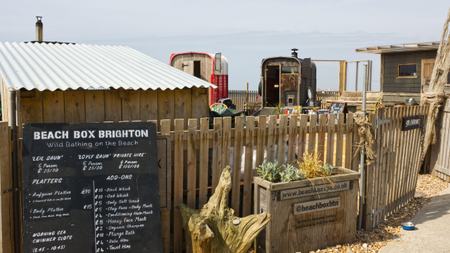 Brighton Beach Box sauna.