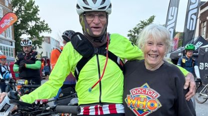 Fred Schmid at the 2025 Unbound Gravel, 200-mile event