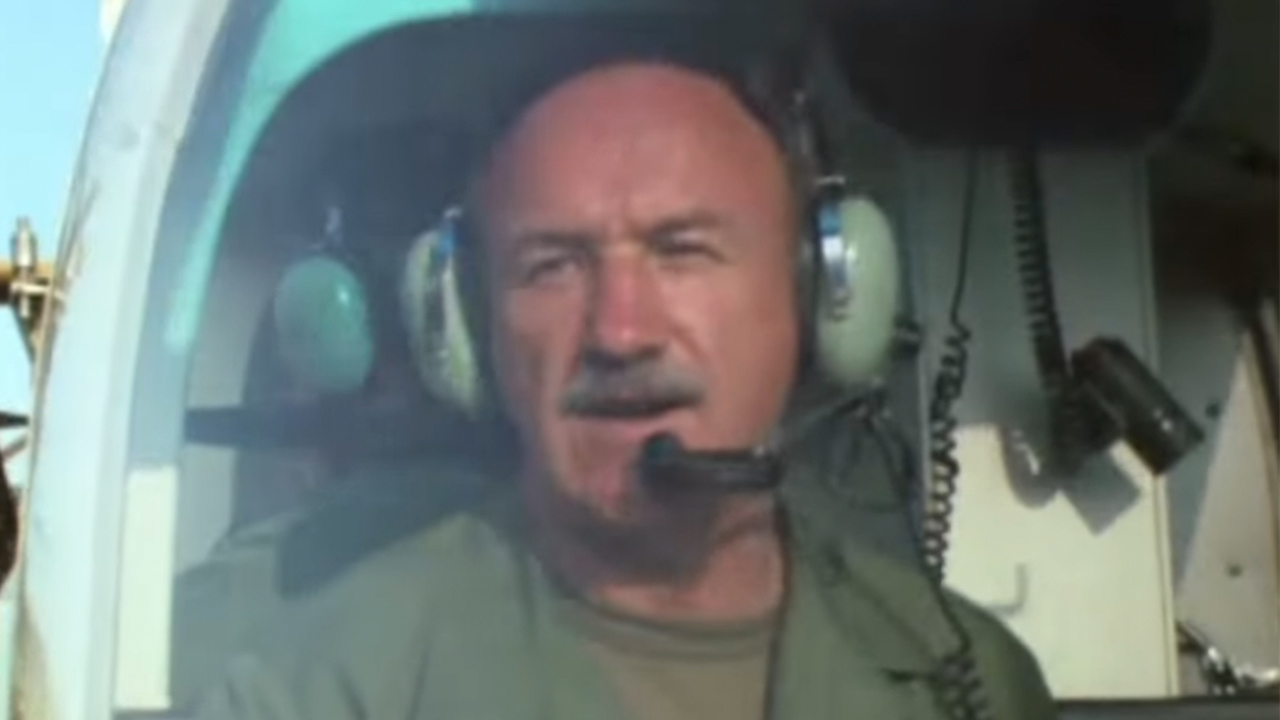 Gene Hackman flying a helicopter in Uncommon Valor.