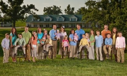 The Duggar family of TLC's "19 Kids and Counting" consumes three dozen eggs, three loaves of bread, and five pounds of turkey bacon in a typical day.