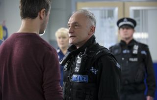 A tragic death leads to underhand tactics and a police arrest. Has Sam lost the confidence of the entire ED staff? Cal thinks so and calls an all-out strike! Watch Casualty on BBC1 this Saturday at 8.10pm