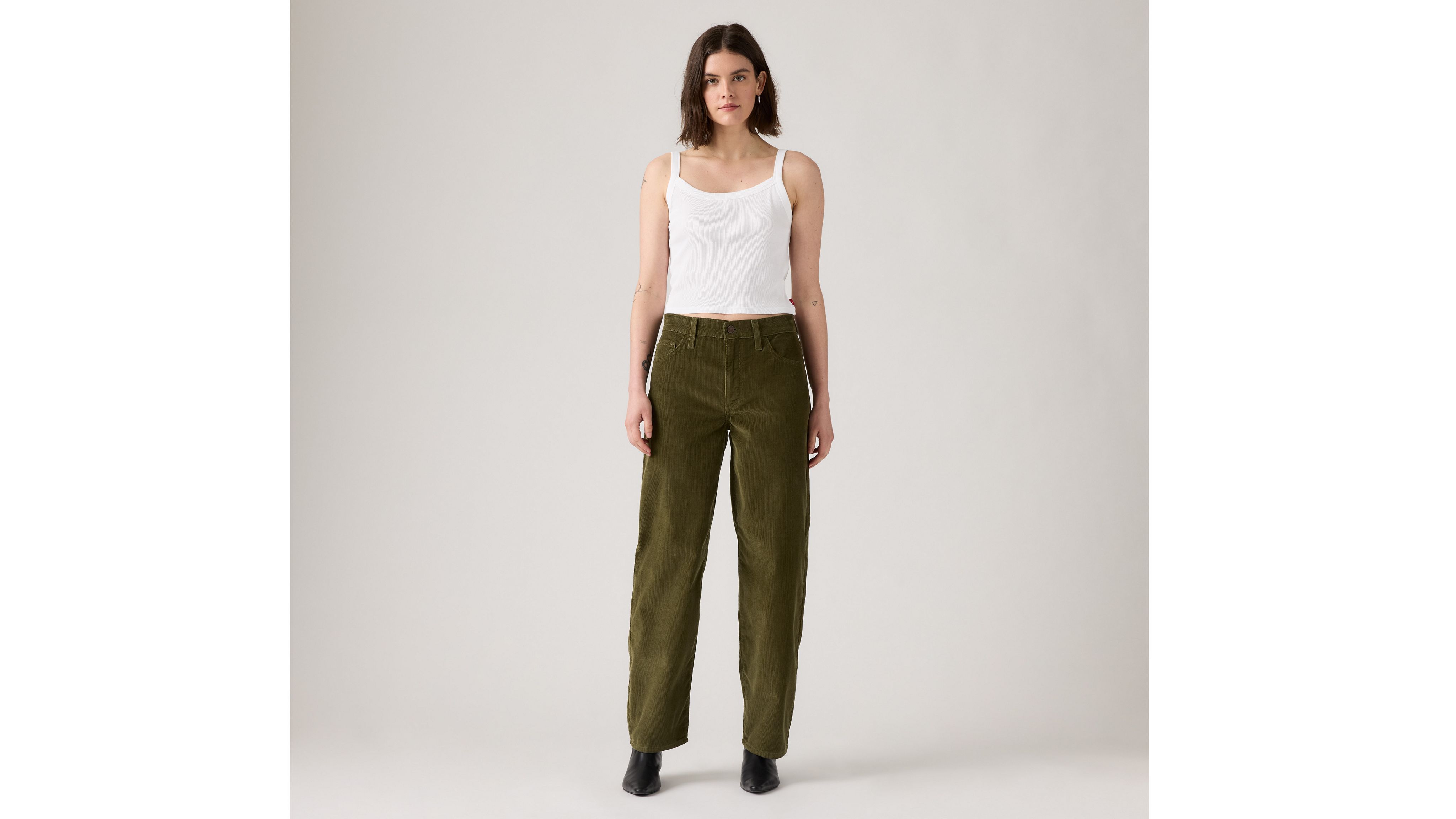 Baggy Dad Corduroy Women&#039;s Pants