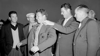 Jack Burke Jr after winning the 1956 Masters