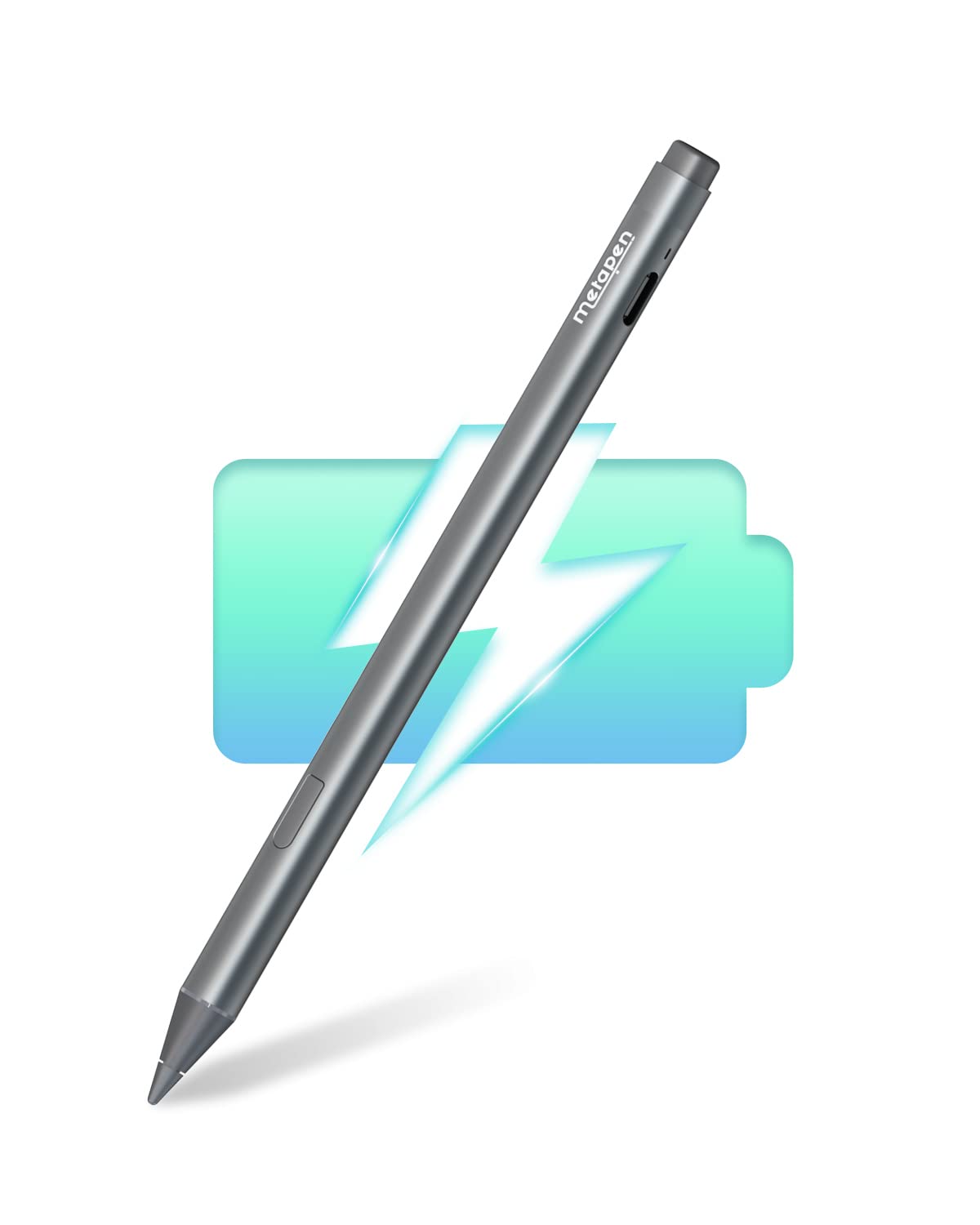 Metapen Stylus Pen M2 for Surface (premium, 4096 Finest Control, Eraser End) - Compatible With Surface Pro 7//8/9/x//10/11/book 3/laptop 4/studio 2, Asus Vivobook Flip 14, for Creators,students,doers
