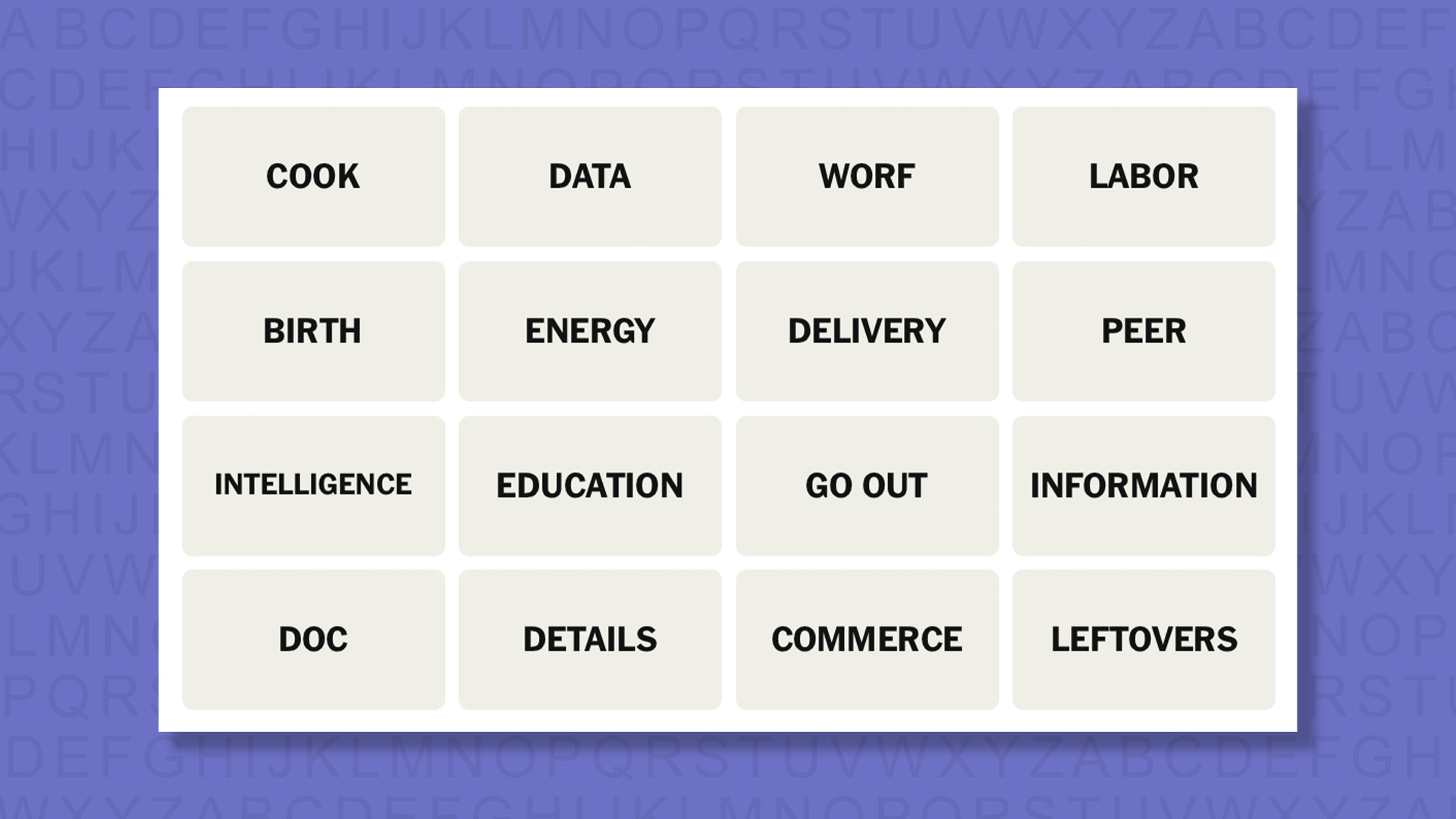 NYT Connections hints for game 922 on a purple background