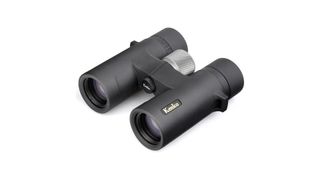 Kenko Tokina Avantar ED 10x32 binoculars on white background