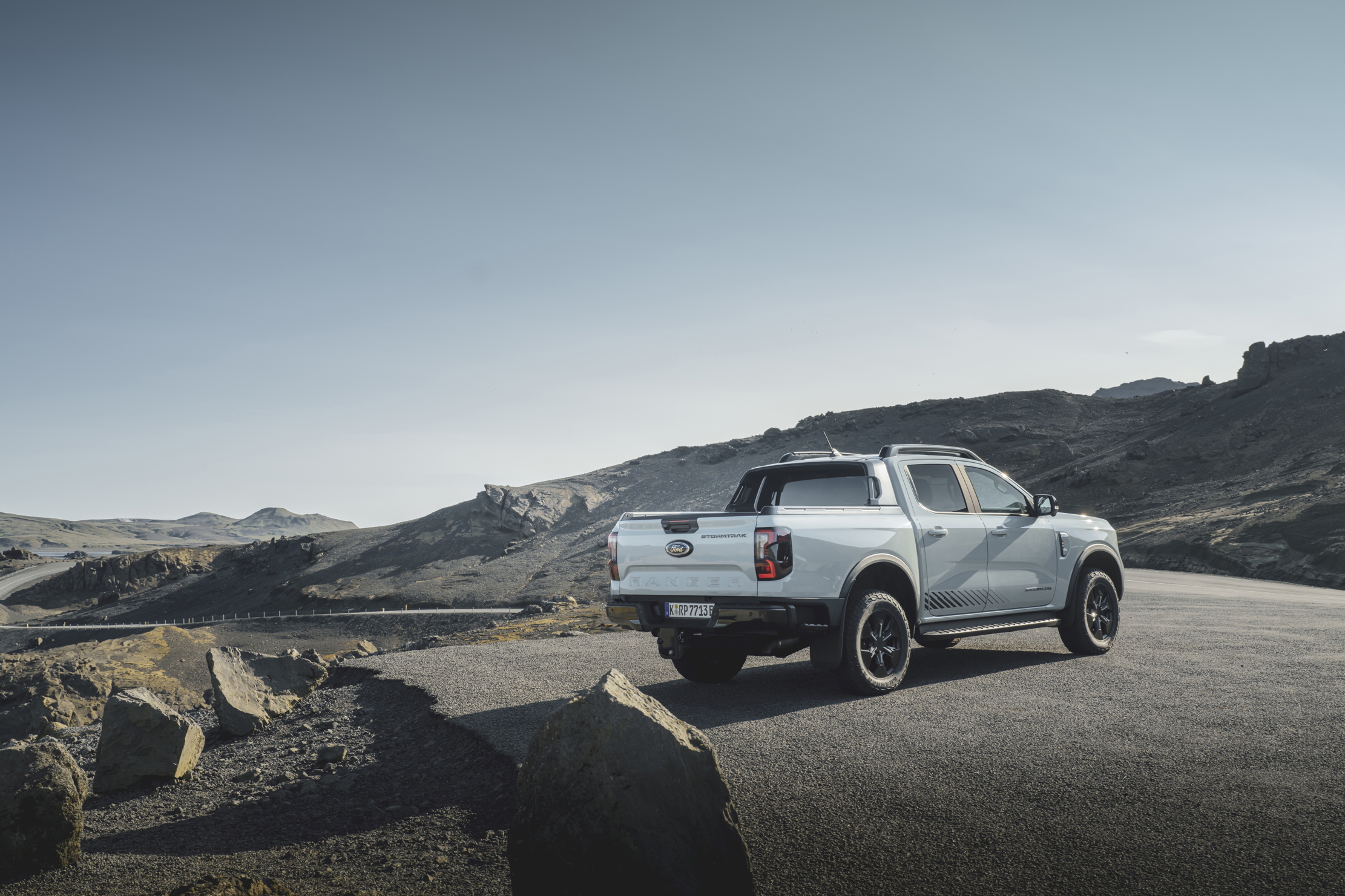 Ford Ranger PHEV zooming around Iceland
