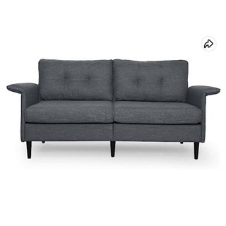 Christopher Knight Home Resaca 3 Seater Sofa, Charcoal 
