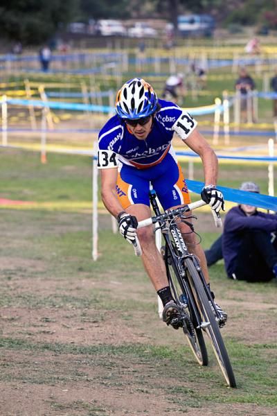 Adam Craig put his bike handling skills to good use on the technical course.