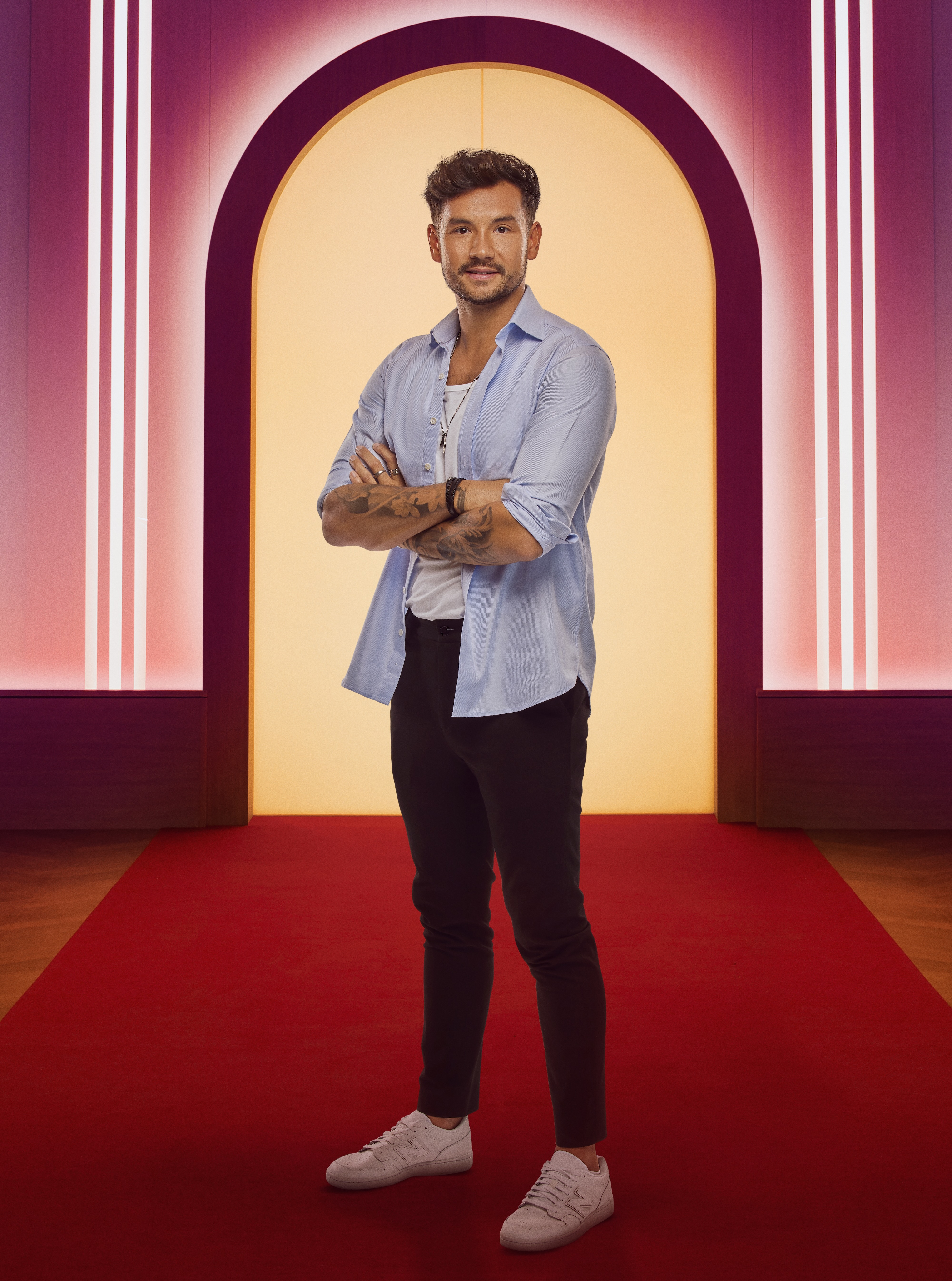 Love is Blind: UK: Season 2. James in Love is Blind: UK: Season 2. Cr. Courtesy of Netflix/Tom Dymond Â© 2025