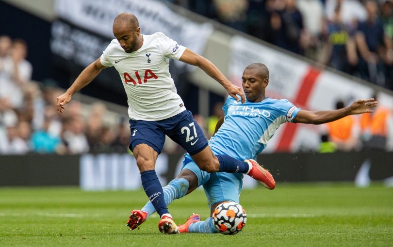 Lucas Moura and Fernandinho