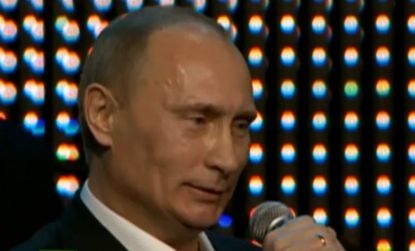 Vladimir Putin: Crooner or just "plain weird"?